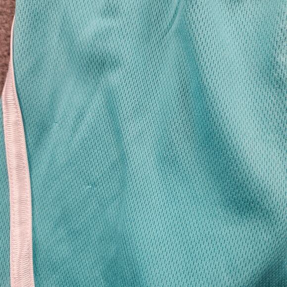 Adidas Gym Shorts Girls Small 7/8 Teal Blue - Picture 4 of 8